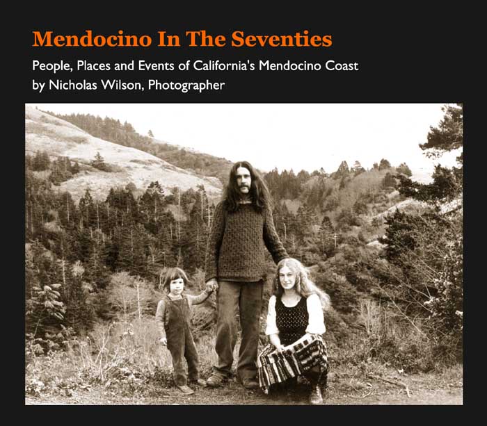 Mendocino in the Seventies draft book cover
