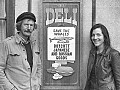 Jim and Brenda Coupe, former owners of the Mendocino Deli on Main St., supported the Mendocino Whale War's save-the-whales campaign in 1976.<br /><br />Negative 2-9-76-23. Scanned from 35 mm neg  at 2700 dpi with Nikon LS-2000 on 2/19/01.