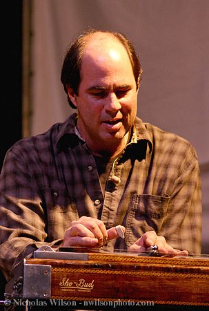 Pedal steel guitar player with Robert Earl Keen band