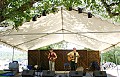 Jez Lowe and James Keelaghan play at the Hagler stage Sunday afternoon