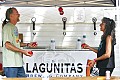 Lagunitas Brewing Company staffers enjoy juggling when business slows.