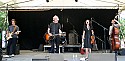 Chip Taylor and Carrie Rodriguez with John Platania on electric guitar and Kyle Kegerreis on upright bass