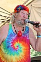 Wavy Gravy makes a pitch for the charity raffle