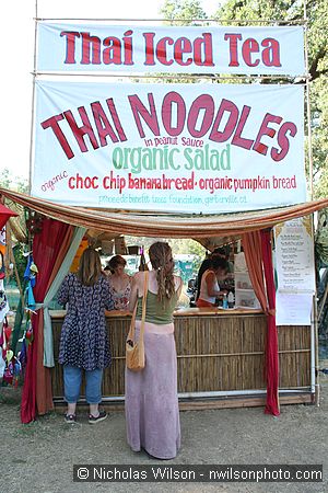 Thai food booth by Trees Foundation