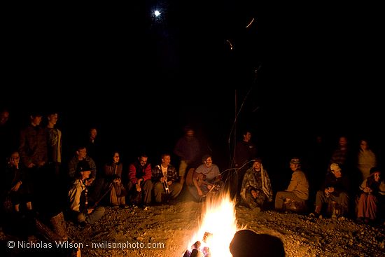 Campfire sing along Friday night