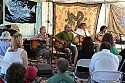 Songwriter's Circle at the Revival Tent Saturday with Nina Gerber, Eliza Gilkyson, Kenny Edwards, Eric Lowen, Dan Navarro and friends.
