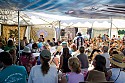 Songwriter's Circle at the Revival Tent. Part 2 of a panoramic series.