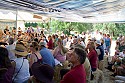 Songwriter's Circle at the Revival Tent. Part 3 of a panoramic series.