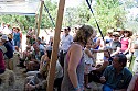 Songwriter's Circle at the Revival Tent. Part 4 of a panoramic series.