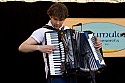 Adrian Dolan, accordion player with The Bills