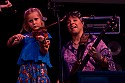 Hattie Craven on fiddle with Laura Love