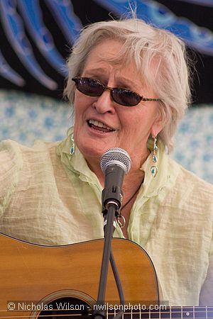 Rosalie Sorrels at the Revival Tent Sunday afternoon