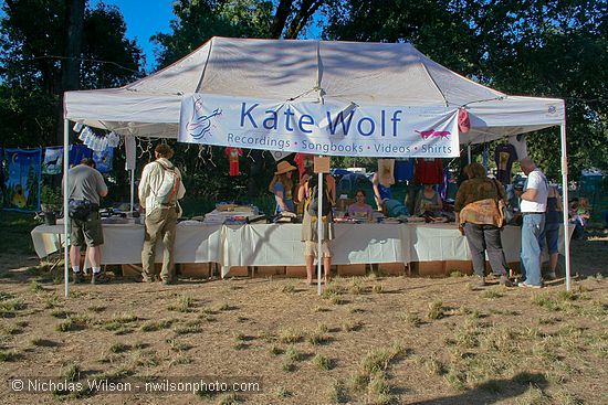 The Kate Wolf family booth
