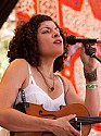 Carrie Rodriguez on the main stage Saturday afternoon