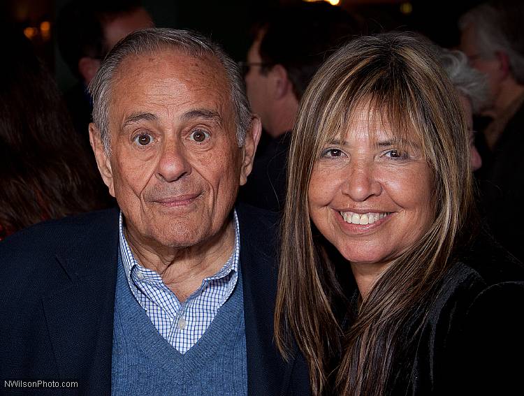 Festival sponsor Maurice Kanbar with MFF Party Coordinator Sally Stewart at the 2009 opening reception.