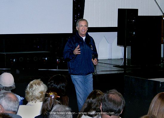 Director Sydney Pollack answers questions from the audience after the screening of his film Three Days of the Condor Thursday May 18, 2006 at the inaugural Mendocino Film Festival