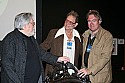 Laszlo Kovacs, Rich Aguilar and Jim McCullough at the inaugural Mendocino Film Festival in 2006