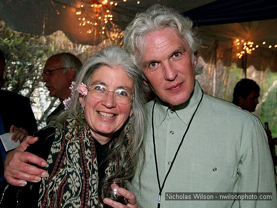 Debra Scott and MFF Program Committee member George Russell at the Opening Reception