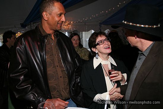 MFF co-founder Judith Brandman chats with friends at the Awards Ceremony.