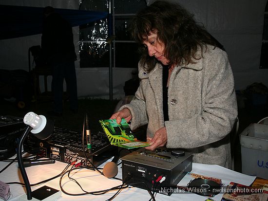 DJ Sister Yasmin provided dance music in the big tent following the Awards Ceremony for MFF 2007.
