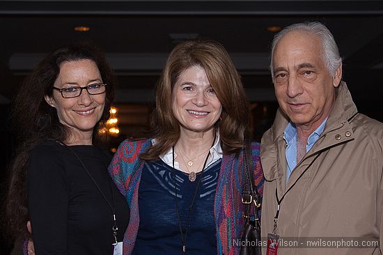 
		MFF Vice President Betsy Ford with filmmakers Laurie and Bill Benenson.