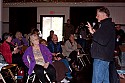 Best Documentary Awasrd winning filmmaker Alan Dater answers audience questions following the screening of his film "Taking Root."