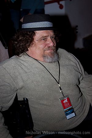 Award winning sound editor Jim LeBrecht (The Archaelogy of Memory) )at the Mendocino Film Festival 2009.