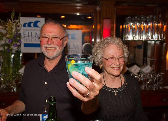 Garnish and Gai Daly were bartenders for the opening party.