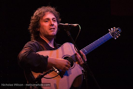 Singer and guitar wizard Peppino D'Agostino in concert at Mendocino Music Festival 2010