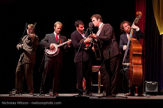 The Steep Canyon Rangers give a bluegrass concert at Mendocino Music Festival 2010