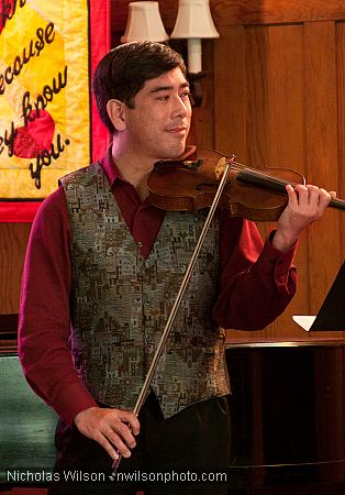 Violinist Rick Shinozaki