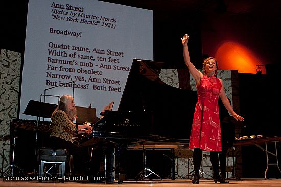 Susan Waterfall on piano and Erin Neff, soprano perform Ann Street in the Hallelujah, America program of the 2010 Mendocino Music Festival.