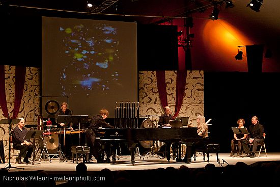 Music of the Starry Night by George Crumb for two pianos and two percussionists.