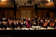 Soprano Angela Eden Mosely was soloist with the MMF Orchestra in performance of Gorecki's "Symphony of Sorrowful Songs" (2nd movement)