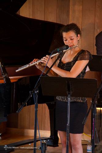 Berkeley raised Samora and Elena Pinderhughes and their group performed in the Jazz Series in Preston Hall.