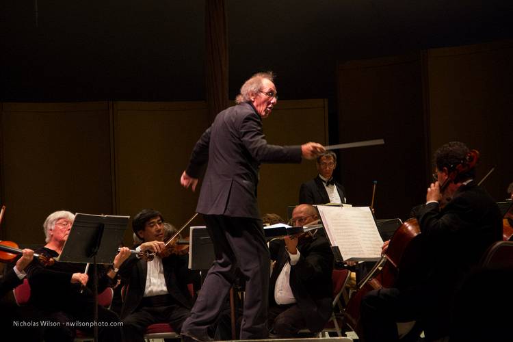Maestro Allan Pollack conducts the Festival Orchestra in performance of Mozart's "Jupiter" Symphony No. 41.