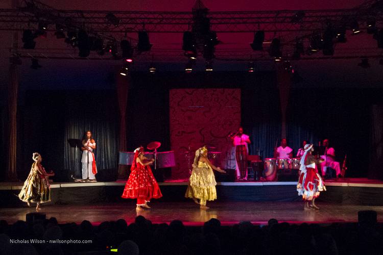 Award-winning dance company Viver Brasil provided a colorful, high energy performance.