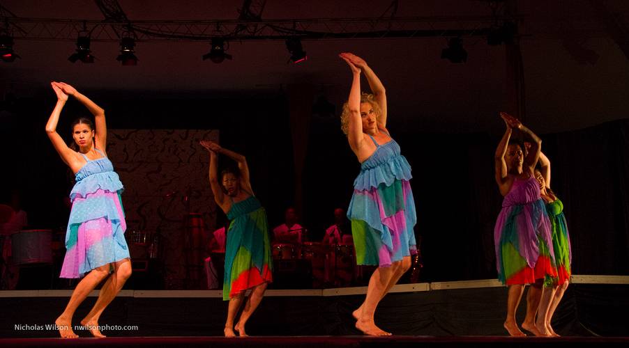 Award-winning dance company Viver Brasil provided a colorful, high energy performance.