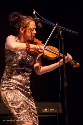 Solas co-founder, fiddler and singer Winifred Horan.