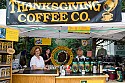 Thanksgiving Coffee Co. founders Joan and Paul Katzeff at their booth at SolFest 2007