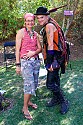 Colorful pair at SolFest 2007. Hey, isn't he a tatooist in Willits?
