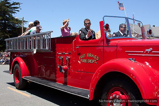 July 4, 2010 parade in Mendocino CA