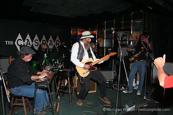 Marc Hansen did a guest set at the Philo Hayward and the Shuffle Band reunion at Caspar Inn, 8/10/2007