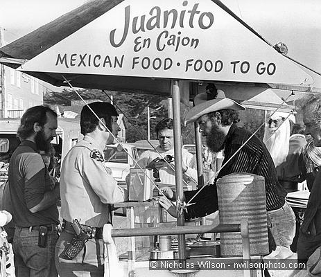 John Griffith's taco cart gets busted, 1977